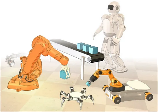 Logiciel - CoppieliaSim Robotics (V-REP)