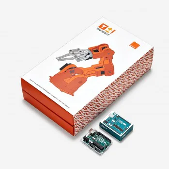 Pack robotique mécanique Education TinkerKit® Braccio + Carte Arduino® Shield Uno Rev3