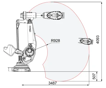 Robot 6 axes industriel ABB IRB 8700-800 - Image 2