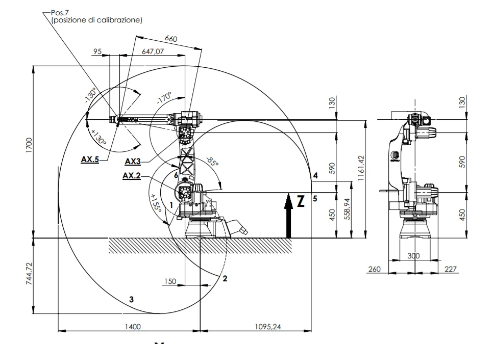 Robot 6 axes industriel Comau Six-6-1.4 - Image 2