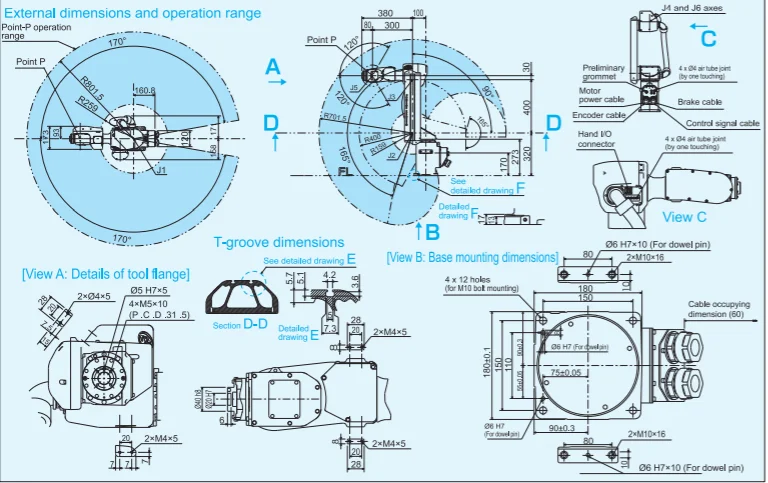 Robot 6 axes industriel Toshiba Machine TVL700 articulé verticalement - Image 2