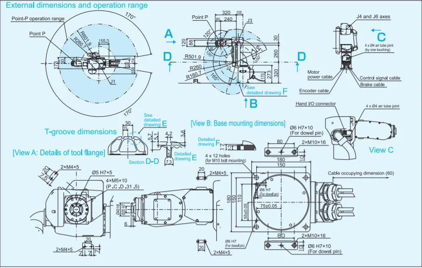 Robot 6 axes industriel Toshiba Machine TVL500 articulé verticalement - Image 2