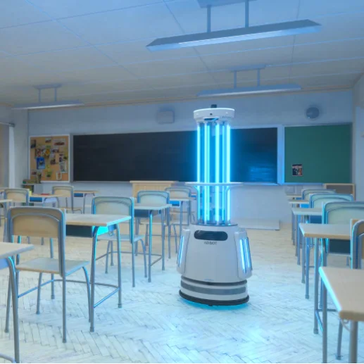 Robot Adibot Ubtech Robotics désinfection UV C autonomie sécurité - Image 2