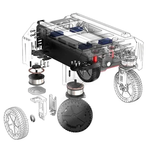 Robot Agv AgileX Robotics Ranger Mini UGV Omni-directionnel compact multimodal flexible - Image 2