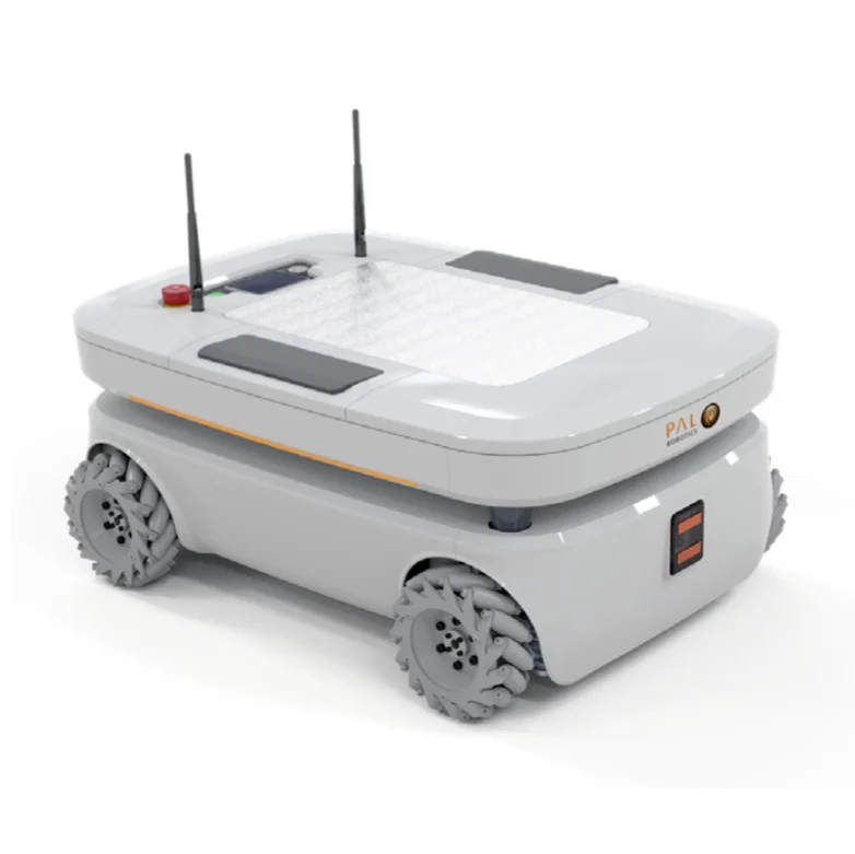 Robot base AGV AMR PAL Robotics Tiago OMNI Base omnidirectionnelle autonome navigation polyvalent flexible