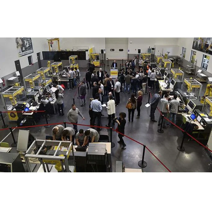 Challenge robot concours Robotique Industrielle Commande Numérique finales Olympiades FANUC plateforme - Image 2