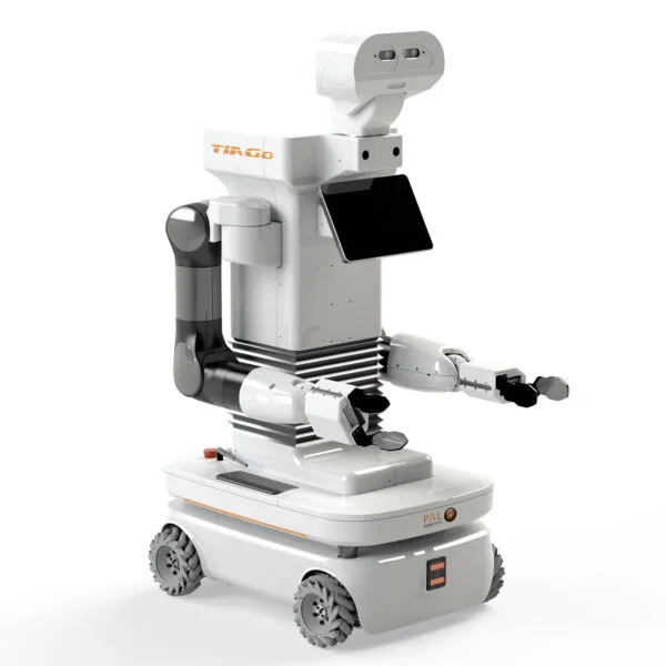 Robot cobot 7 axes PAL Robotics Tiago polyvalent personnalisable perception navigation apprentissage automatique