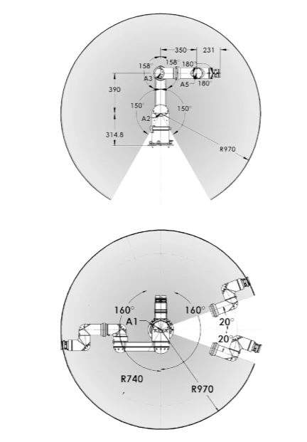 Robot collaboratif cobot 6 axes industriel ESI C7 - Image 2