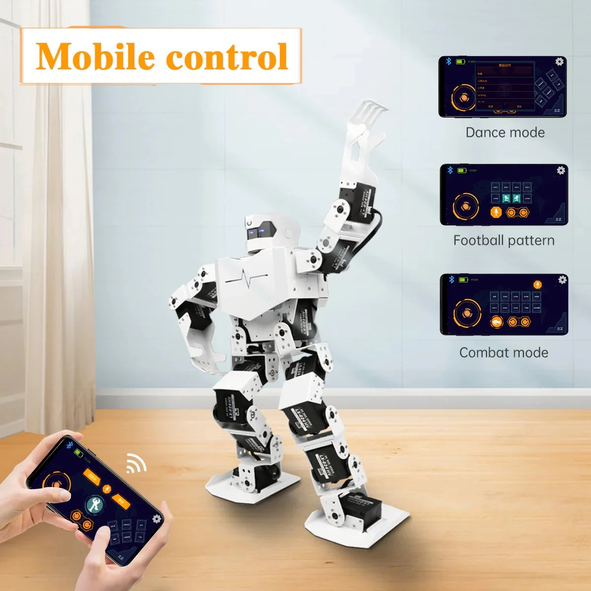 Robot construction programmation danse humanoïde intelligent H5S Hiwonder 16 DOF - Image 2