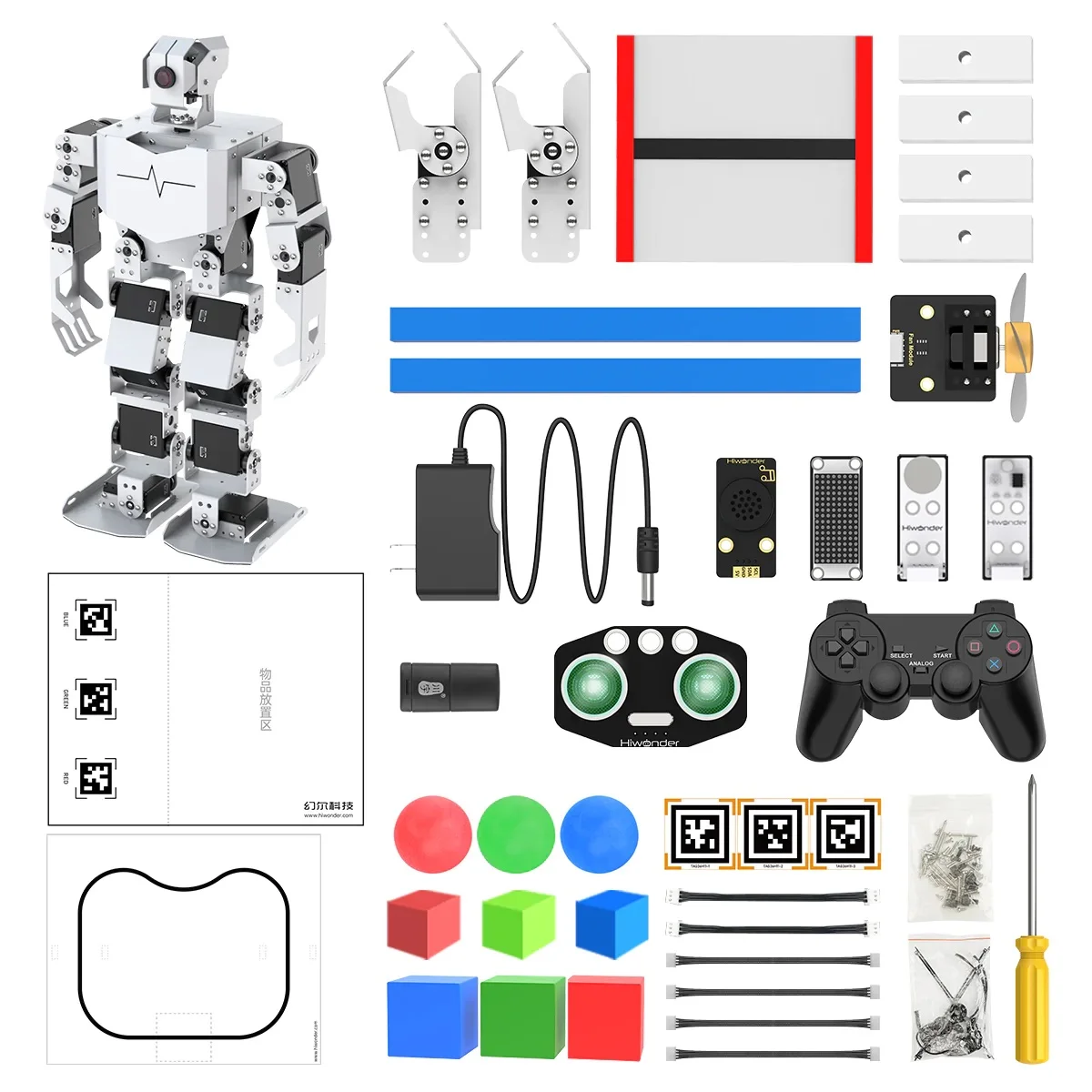 Robot de construction et programmation humanoide TonyPi Pro Hiwonder Raspberry Pi 5B 8 Go Kit de développement professionnel - Image 3