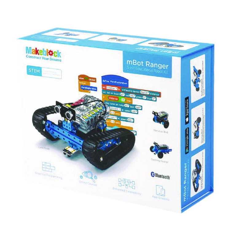 Robot éducatif construction programmation mBot Ranger Bluetooth Arduino Mega 2560 - Image 2