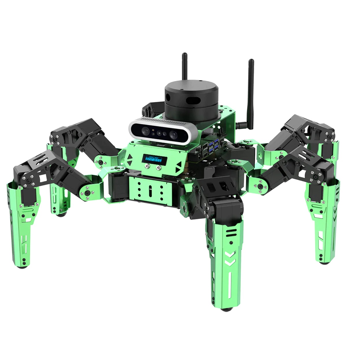 Robot Leobotics - Robot Construction Programmation Kit Hexapode Hiwonder Jethexa Ros Jetson Nano Caméra Profondeur Lidarcartographie Navigation Slam 1