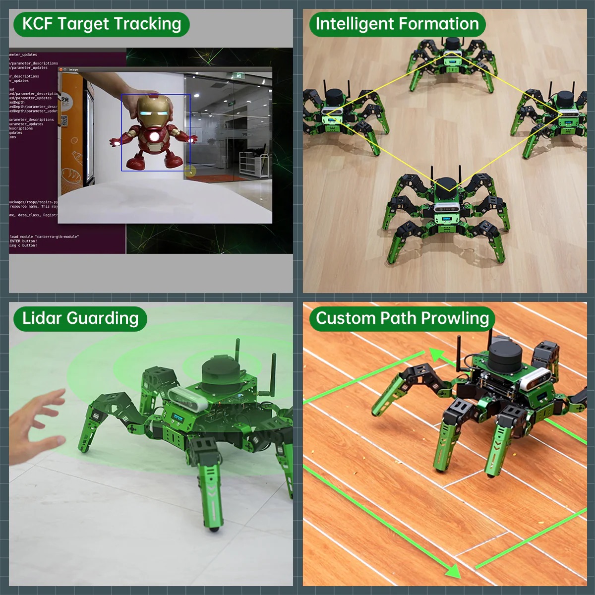 Robot de construction et programmation Kit hexapode Hiwonder JetHexa ROS Jetson Nano avec caméra de profondeur Lidarcartographie et navigation SLAM - Image 5