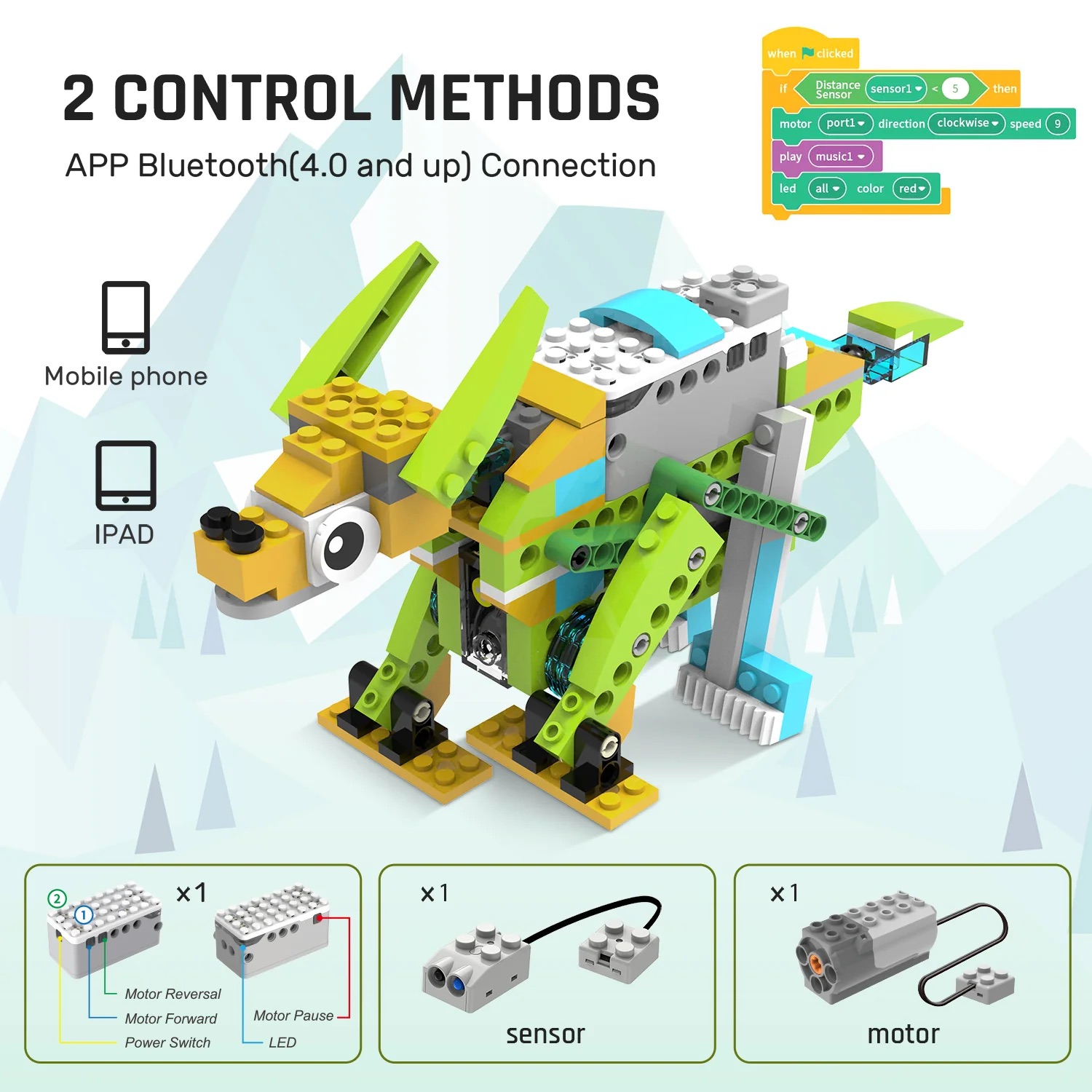 Robot Construction Programmation Robot Master Standard 100 in 1 Makerzoid - Image 3