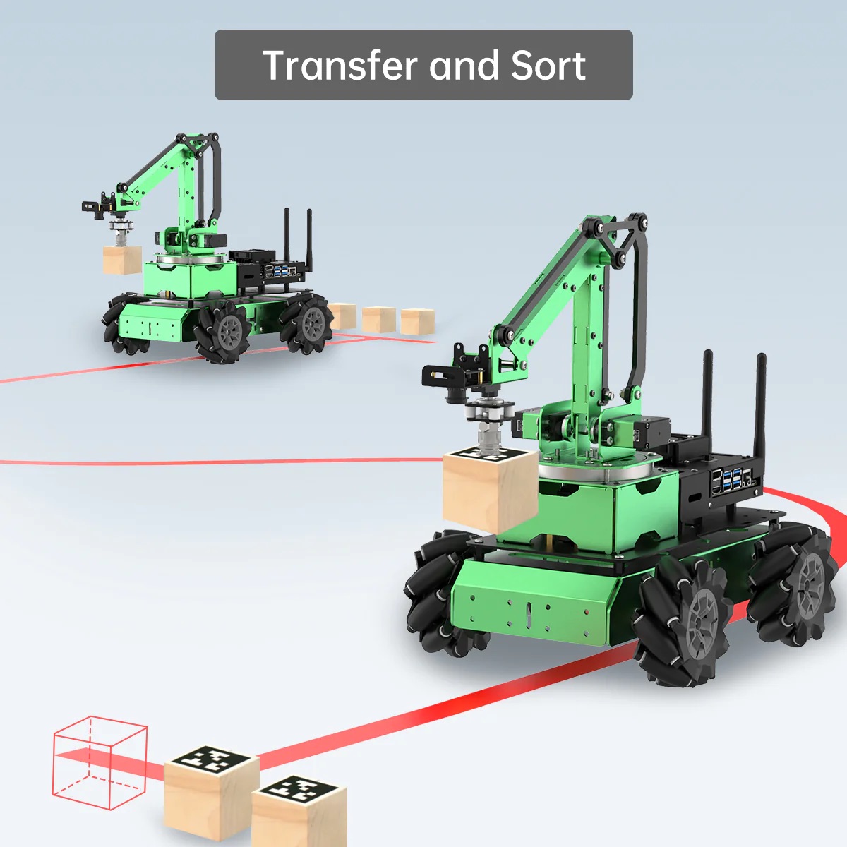 Robot Leobotics - Robot Construction Programmer Bras Robot Hiwonder Jetmax Pro Jetson Nano 5