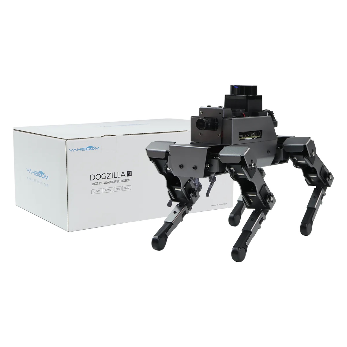 Robot Leobotics - Robot Construire Educatif Quadrupede Dogzilla S2 Raspberry Pi 4b 4gb Yahboom 2