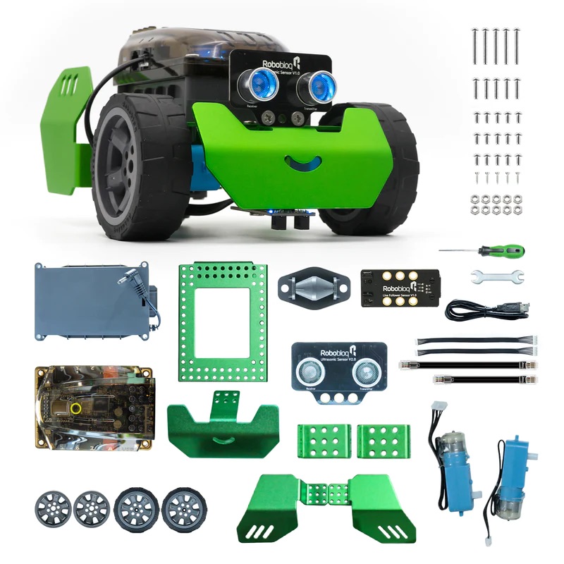 Robot Leobotics - Robot Construire Programmable Q Scout Kit Robotique 6 En 1 Robobloq 6