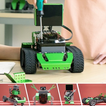 Robot Leobotics - Robot Construire Programmable Qoopers Kit Robotique 6 Robobloq 3