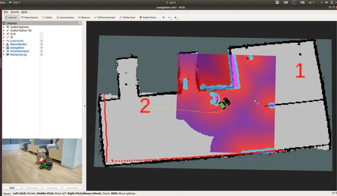 Robot contruction et programmation voiture robot Hiwonder JetAuto ROS Jetson Nano avec écran tactile de caméra de profondeur Lidar, prise en charge de la cartographie SLAM et de la navigation 