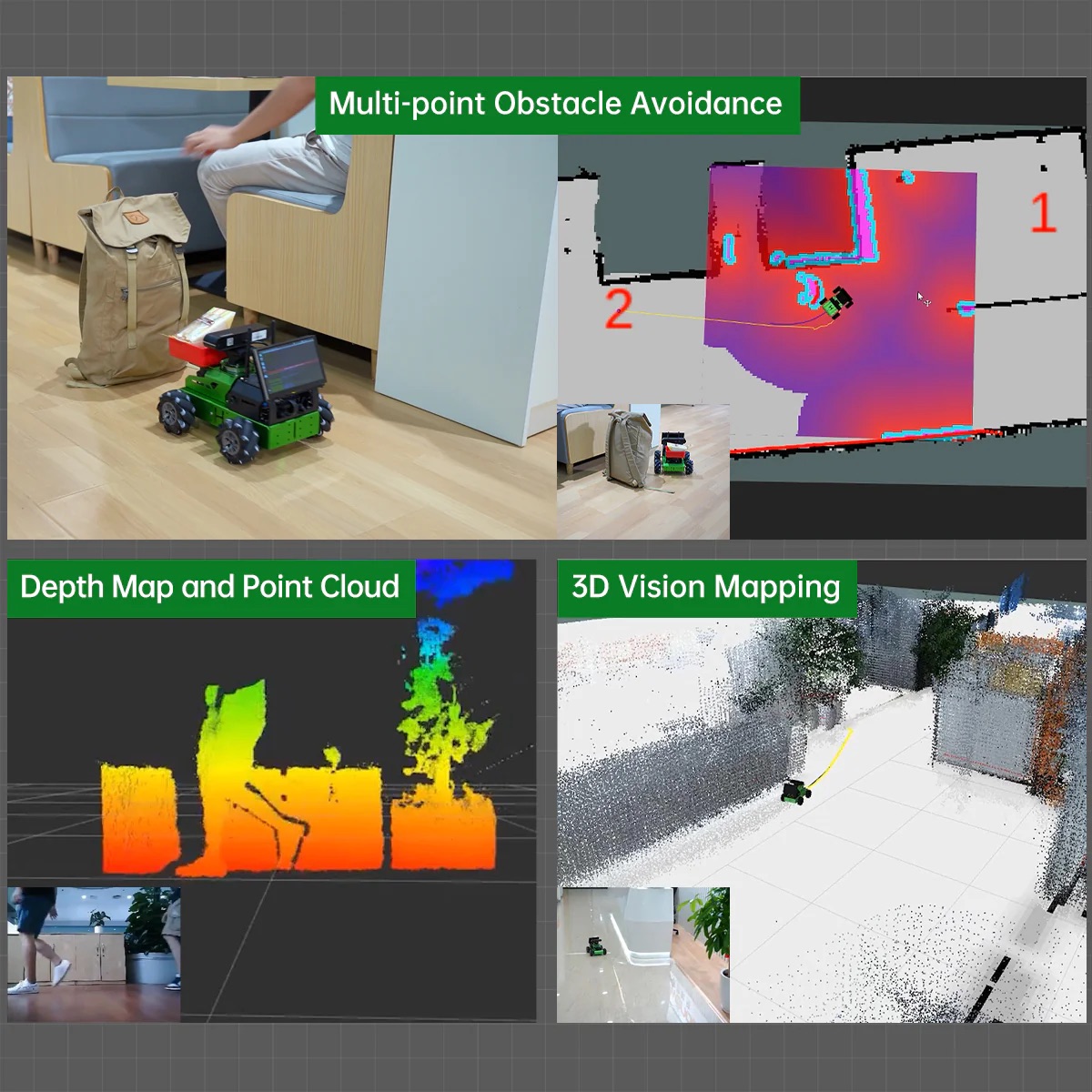 Robot Leobotics - Robot Contruction Programmation Voiture Robot Hiwonder Jetauto Ros Jetson Nano Ecran Tactile Lidar 4