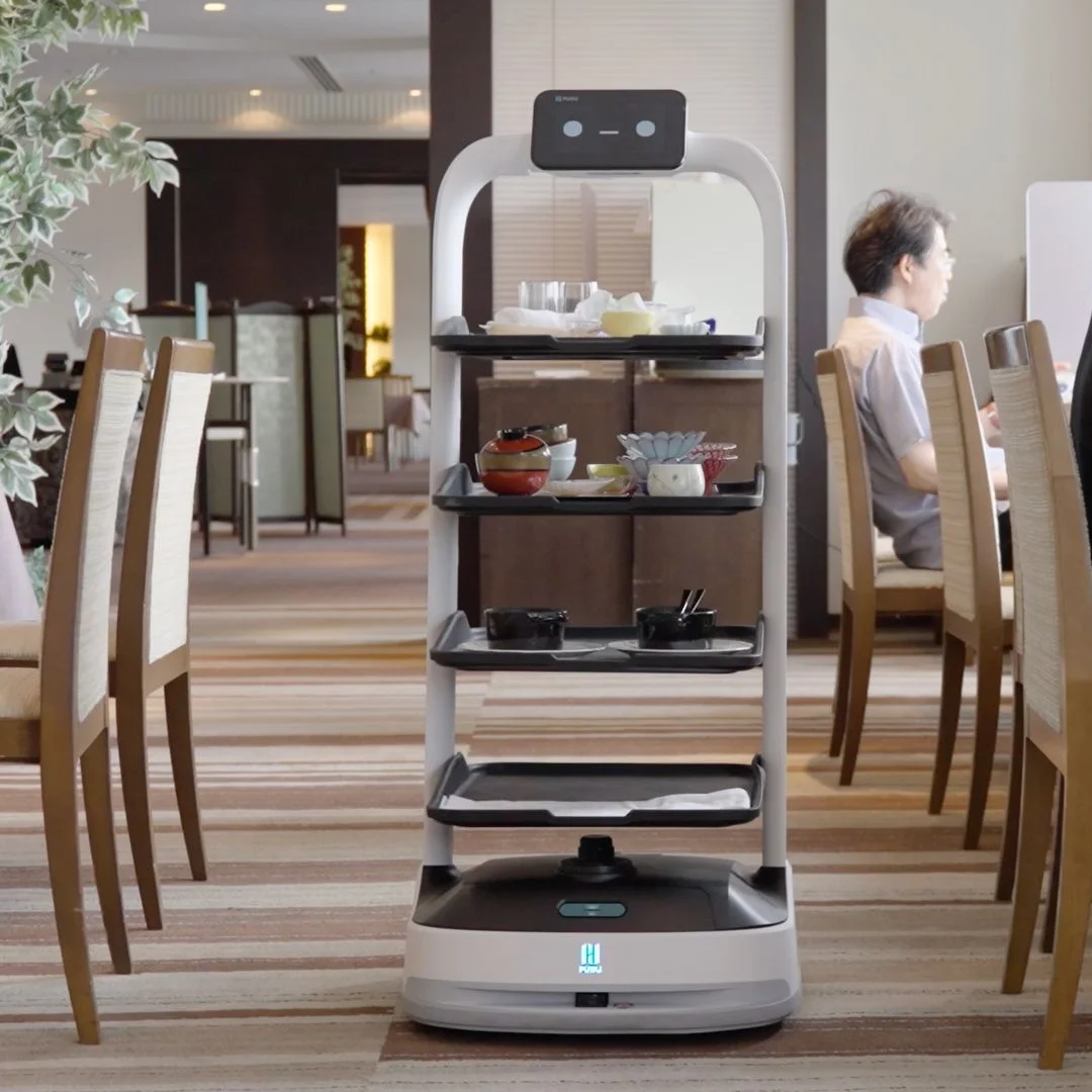 Robot de livraison service à table intelligent PuduBot2 Pudu Robotics - Image 2