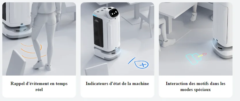 Robot de service livraison polyvalent Pudu Robotics SwiftBot - Image 5