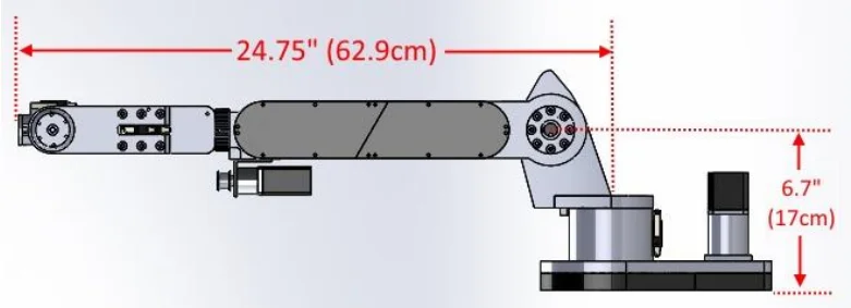 Robot éducatif 6 axes Open Source Annin Robotics AR2 - Image 2