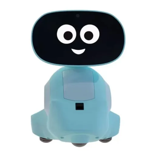 Robot éducatif à programmer et de divertissement Miko3 STEM écran tactile caméra grand angle HD bleu ou rouge - Image 2