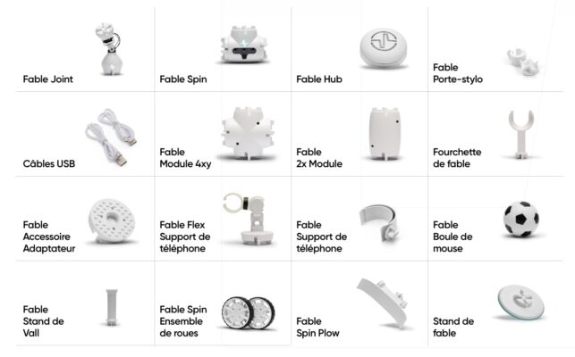 Robot éducatif apprentissage programmation Fable Shape Robotics