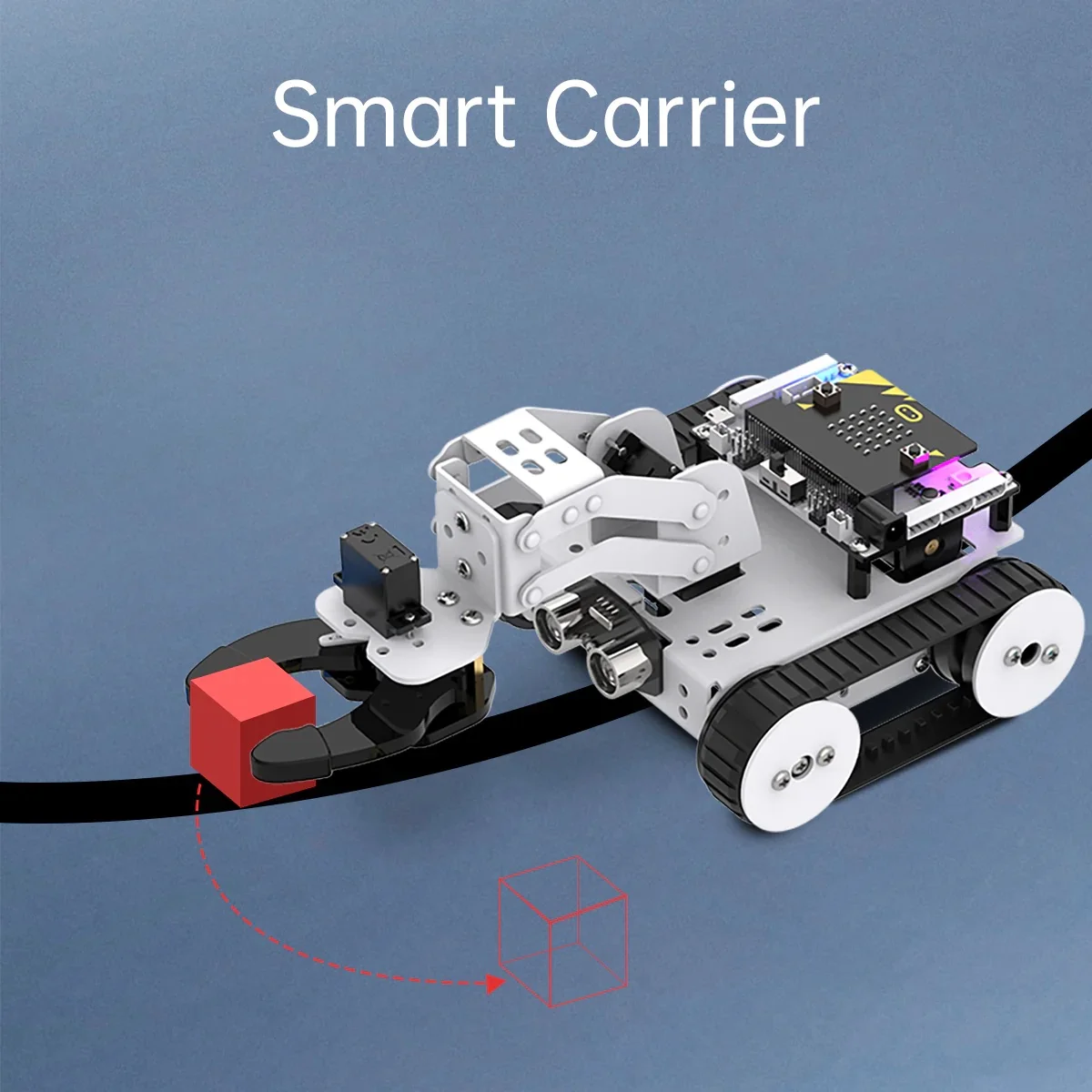 Robot éducatif de construction programmable Qtruck Hiwonder micro:bit 4 en 1 modèles - Image 2