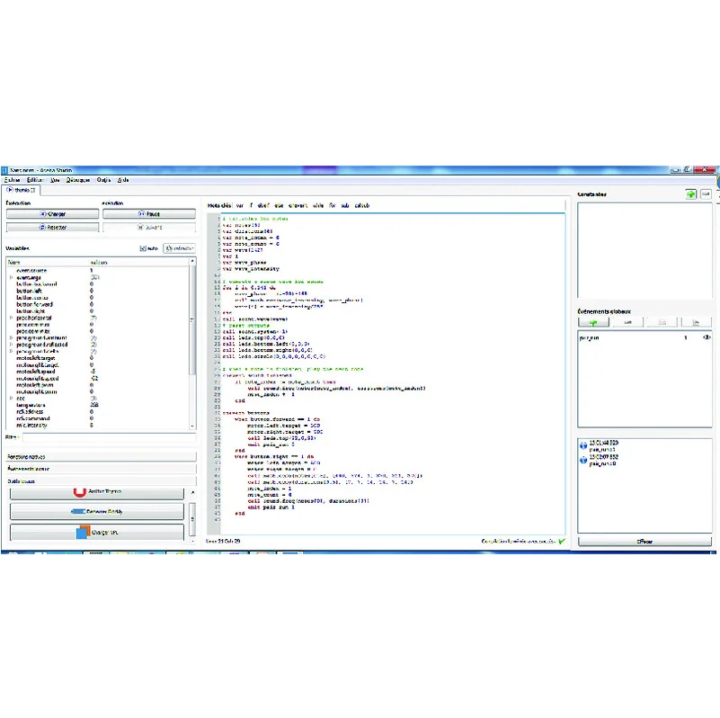 Robot éducatif programmable Thymio II compatible LEGO® (logiciel ASEBA & modes VPL BLOCKLY Code) version USB ou Wireless - Image 4