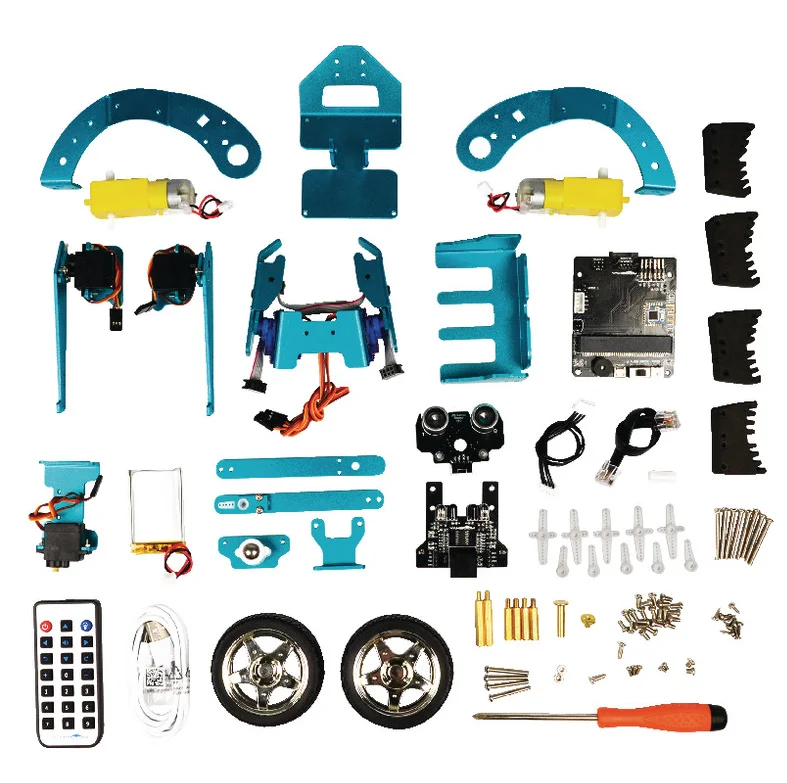 Robot éducatif programmation HelloBot Yahboom Technology avec carte micro:bit Python makecode Yah:bot - Image 2
