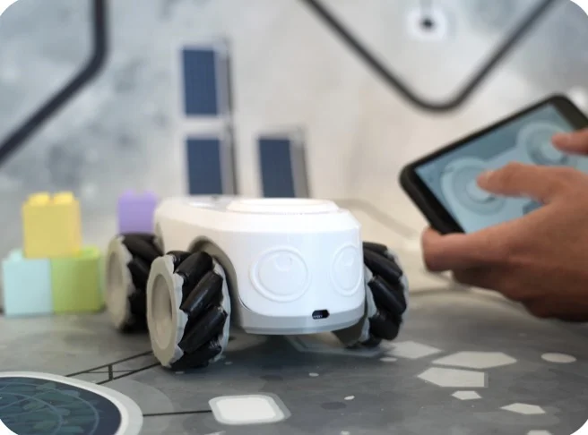 Robot éducatif Robot Construction Programmation 4 roues omnidirectionnelles Ilorobot - Image 4