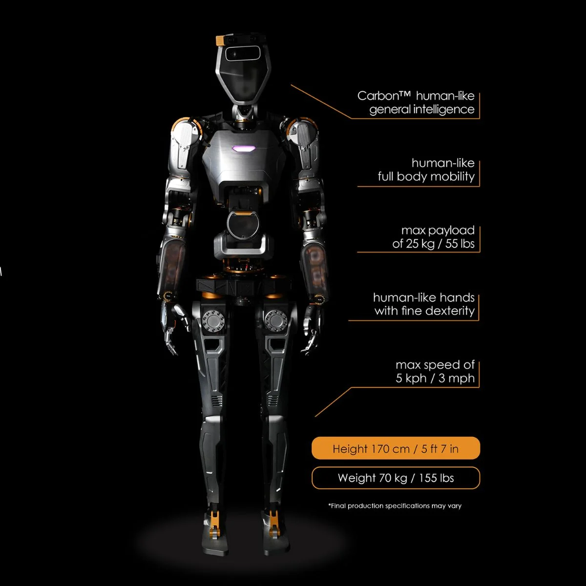 Robot humanoïde Mobilité Autonome Intelligent Pheonix Sanctuary AI - Image 2