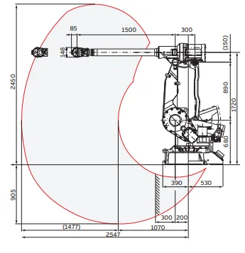 Robot 6 axes industriel ABB IRB 4400/L10 - Image 2