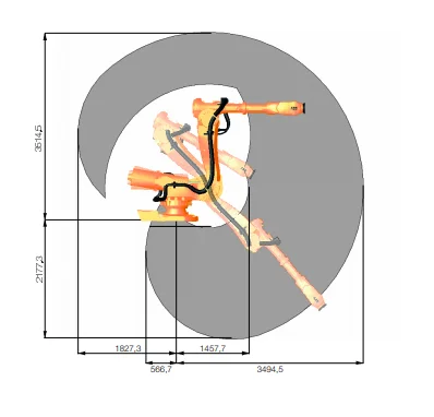 Robot 6 axes industriel ABB IRB 6650S-125/3.5 - Image 2