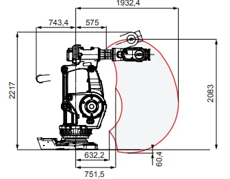 Robot 6 axes industriel ABB IRB 6660-205/1,9 - Image 2