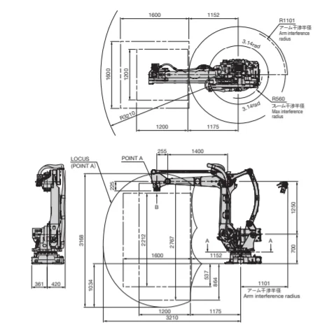 Robot 4 axes industriel Nachi LP210-01 - Image 2