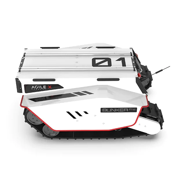 Robot Inspection AgileX Robotics Bunker Pro UGV Plateforme robotique Performances élevées haute précision