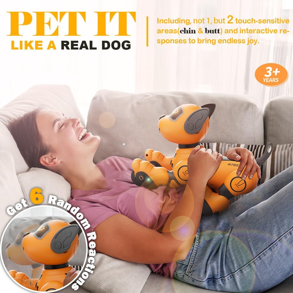 Robot Leobotics - Robot Jouet Chien Telecommande Danse Programmable Musique Vatos 2