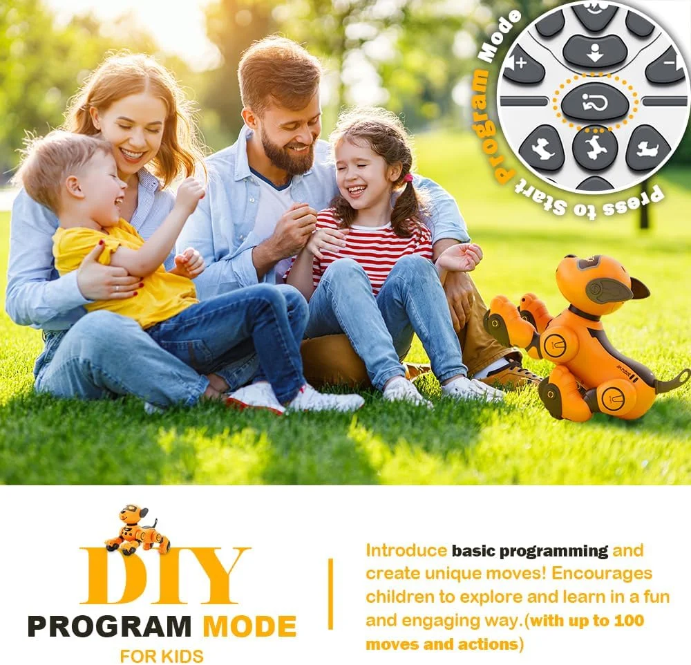 Robot Jouet Chien Télécommandé Danse Programmable Musique VATOS - Image 4