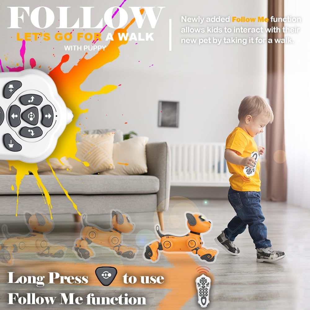 Robot Leobotics - Robot Jouet Chien Telecommande Danse Programmable Musique Vatos 5
