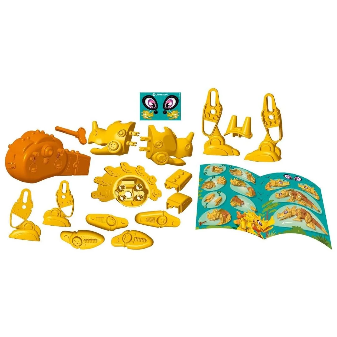Robot jouet construction et programmation Dino Bot Tricératops Clementoni - Image 2