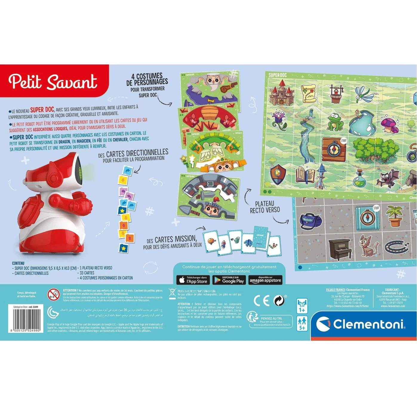 Robot jouet éducatif construction programmation Super Doc Clementoni - Image 3