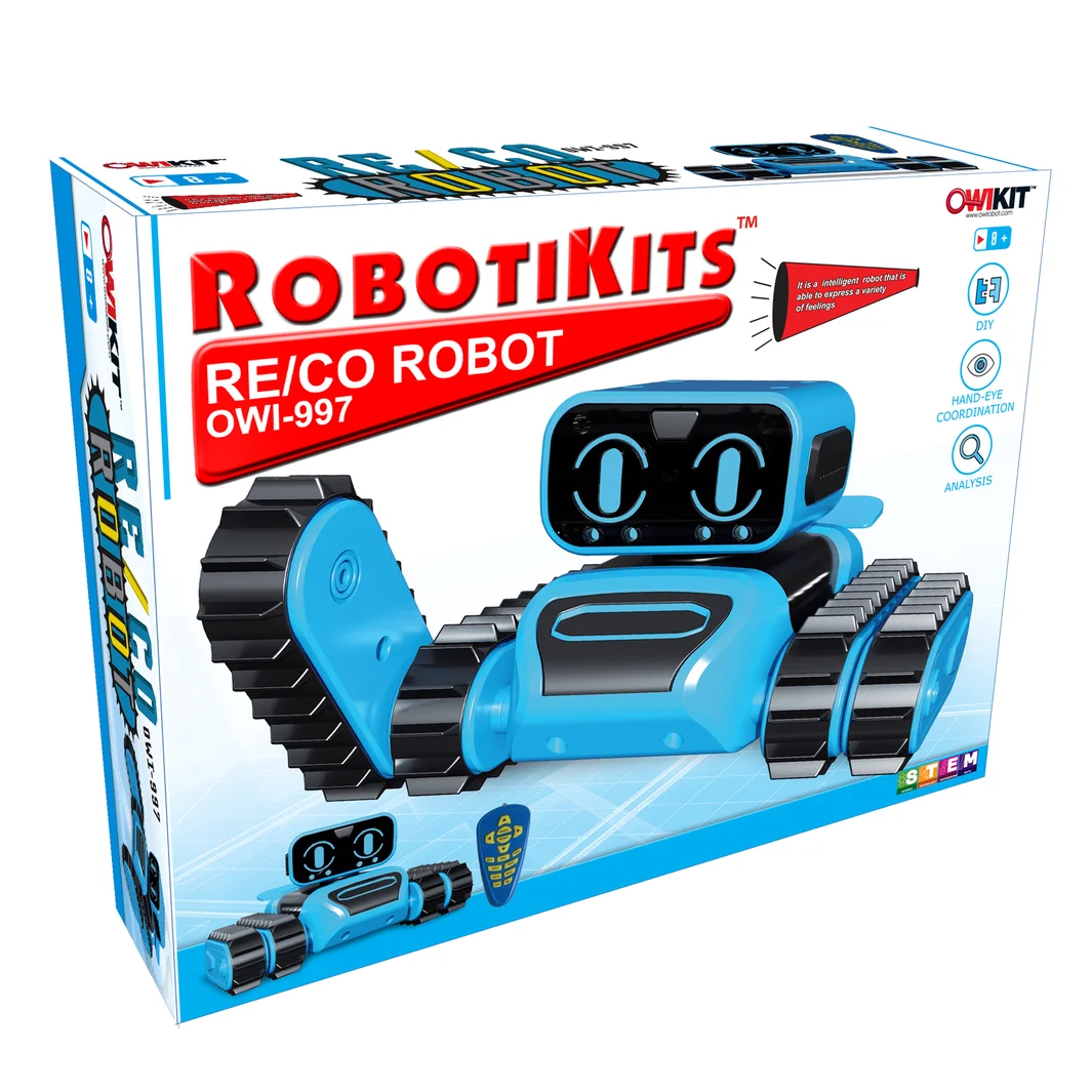 Robot jouet éducatif Robotikits RE/CO chenilles Owi Robot