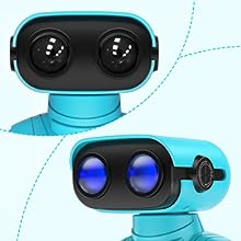 Robot Jouet télécommandé rechargeable avec yeux LED ALLCELE