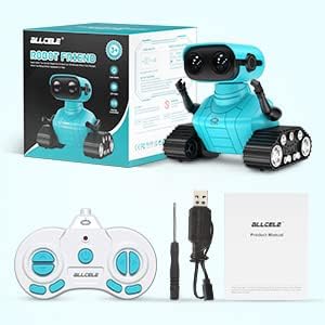 Robot Jouet télécommandé rechargeable avec yeux LED ALLCELE