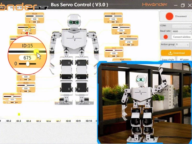Robot Kit construction humanoide Tonybot programmation éducatif Hiwonder Arduino - Image 3
