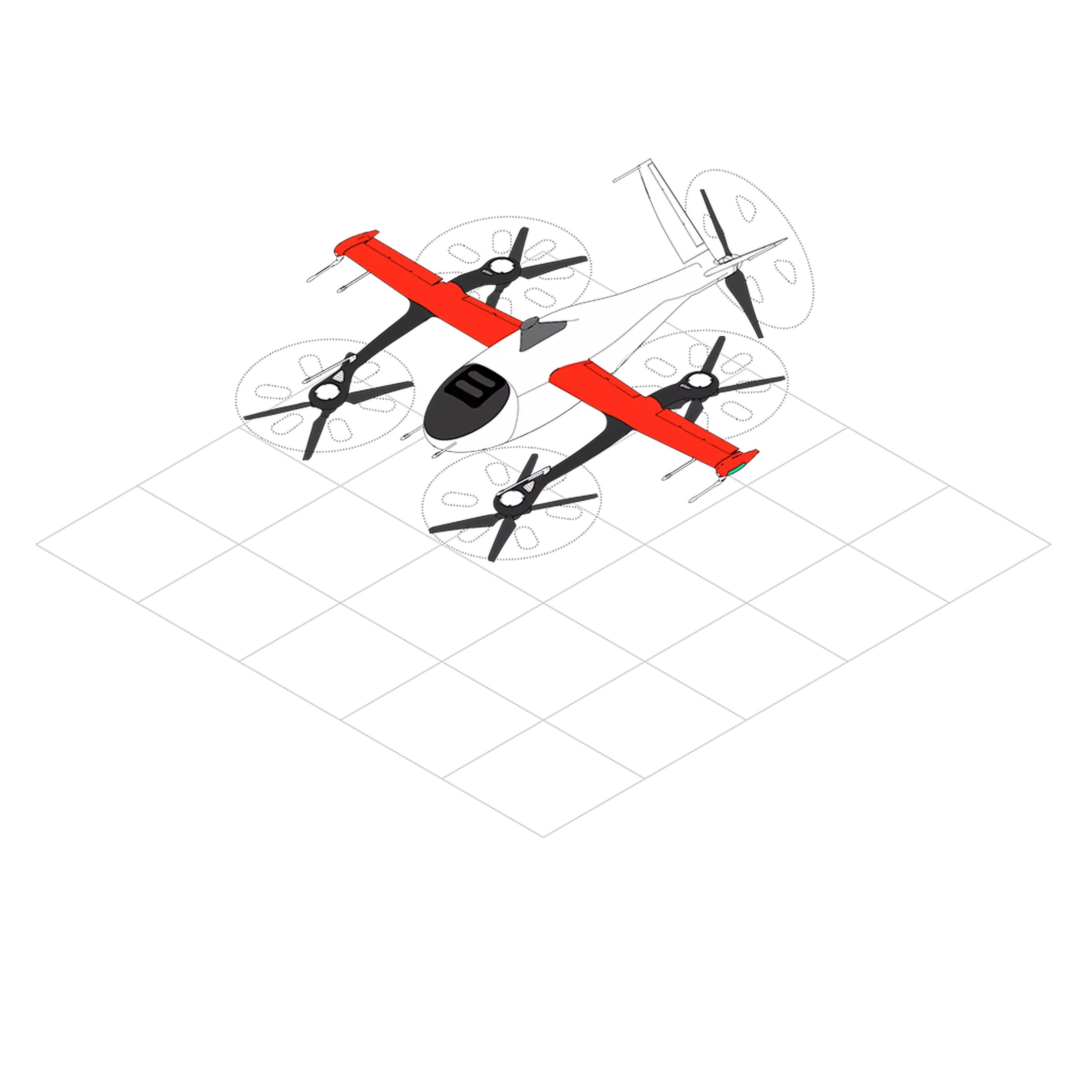 Robot Leobotics - Robot Livraison Drone Zipline Platform 2 5