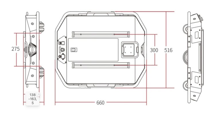 Robot Mobile AGV 2 roues intérieur Tracer Agilex